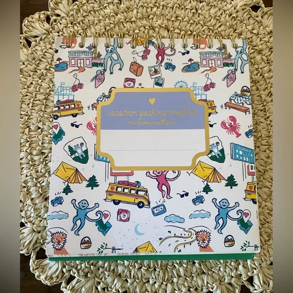 Roller Rabbit Colorful Vacation Packing Checklist - Picture 2 of 4